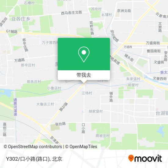 Y302/口小路(路口)地图
