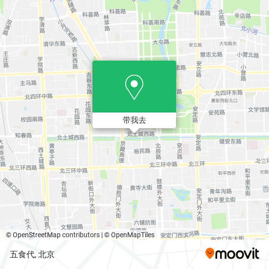 五食代地图