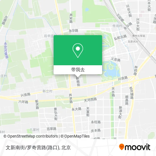 文新南街/罗奇营路(路口)地图
