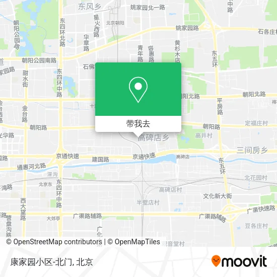 康家园小区-北门地图