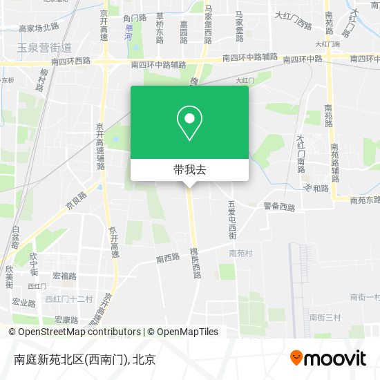 南庭新苑北区(西南门)地图