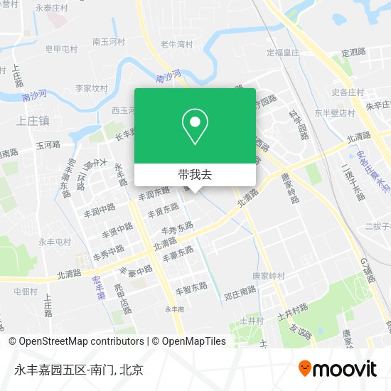 永丰嘉园五区-南门地图