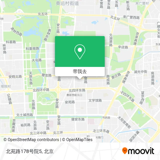 北苑路178号院5地图