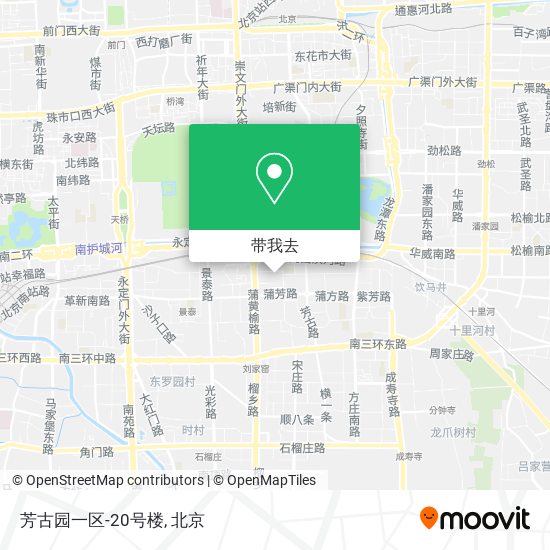 芳古园一区-20号楼地图