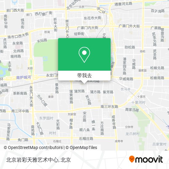 北京岩彩天雅艺术中心地图