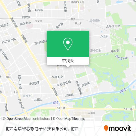 北京南瑞智芯微电子科技有限公司地图