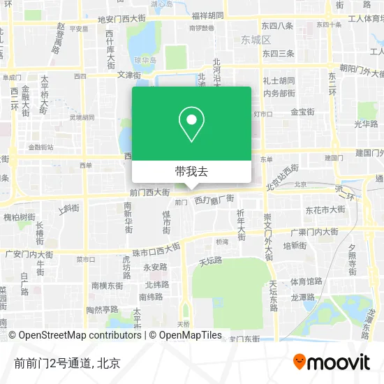 前前门2号通道地图
