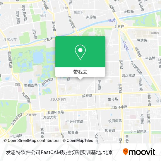 发思特软件公司FastCAM数控切割实训基地地图