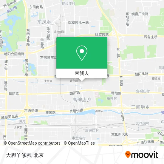 大脚丫修脚地图