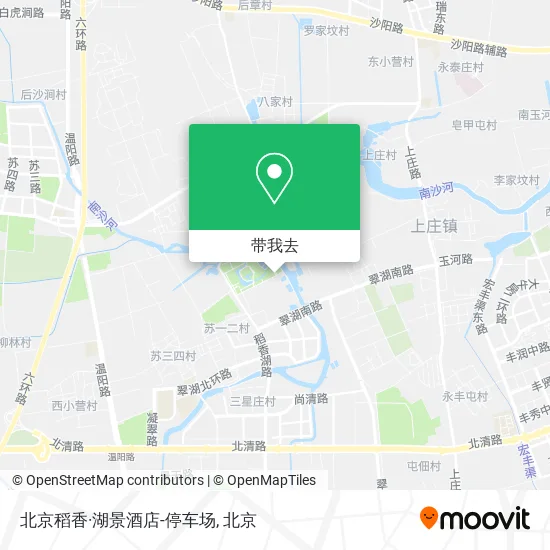 北京稻香·湖景酒店-停车场地图