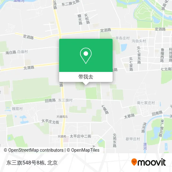 东三旗548号8栋地图