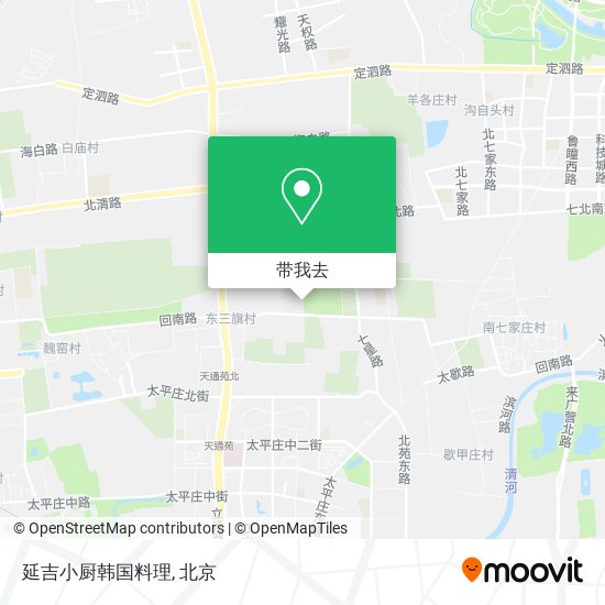 延吉小厨韩国料理地图