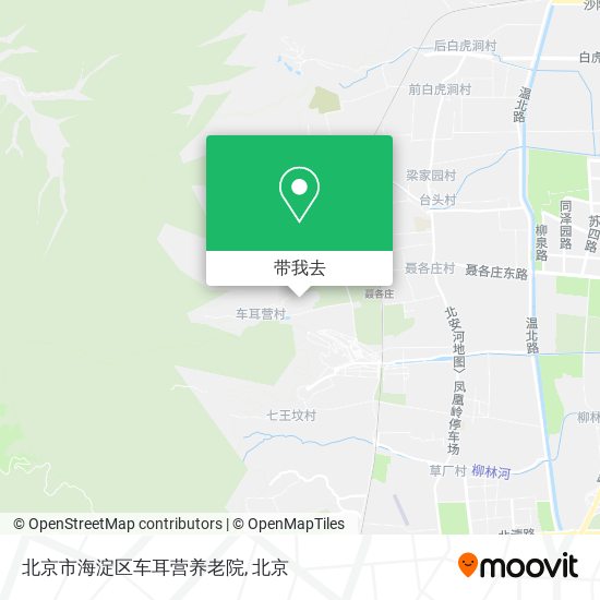 北京市海淀区车耳营养老院地图