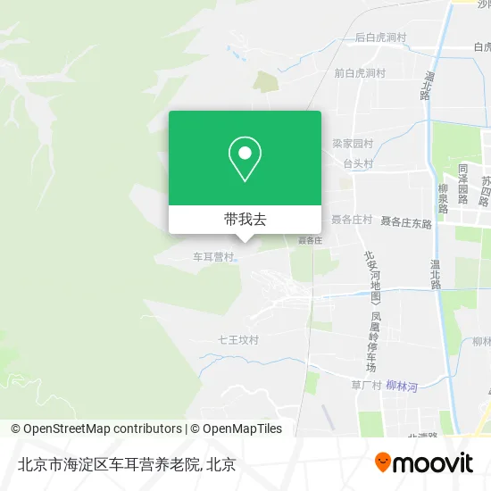 北京市海淀区车耳营养老院地图