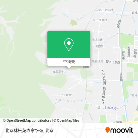 北京林松苑农家饭馆地图