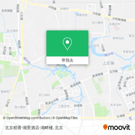北京稻香·湖景酒店-湖畔楼地图