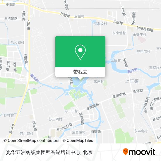 光华五洲纺织集团稻香湖培训中心地图