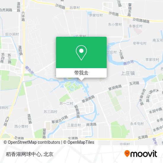 稻香湖网球中心地图