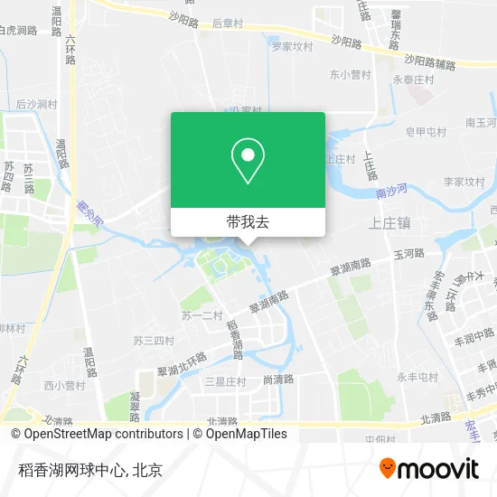 稻香湖网球中心地图
