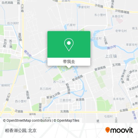 稻香湖公园地图