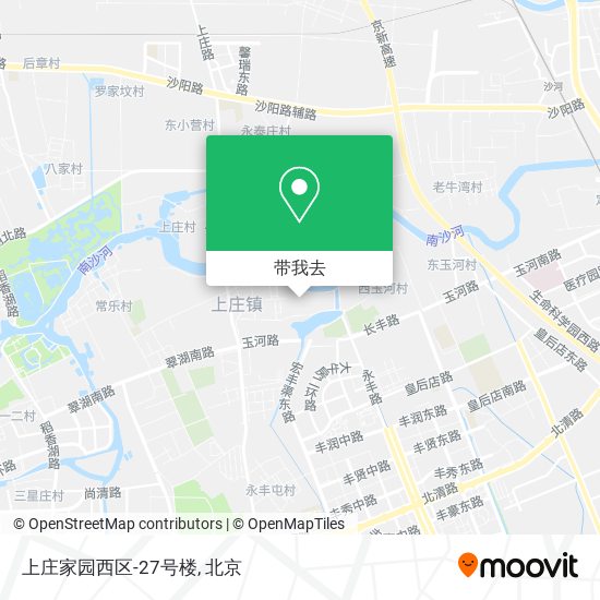 上庄家园西区-27号楼地图
