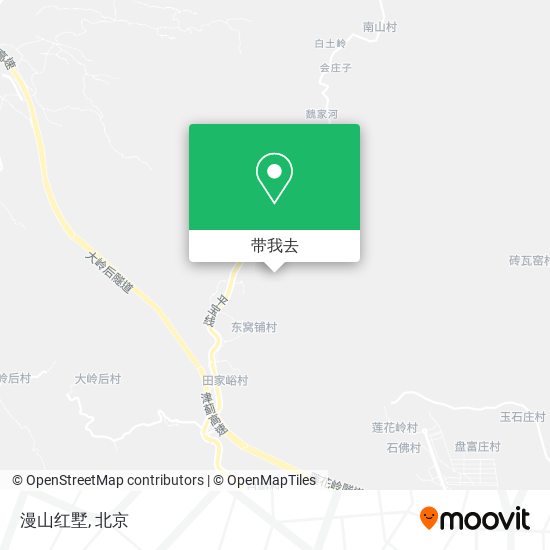 漫山红墅地图