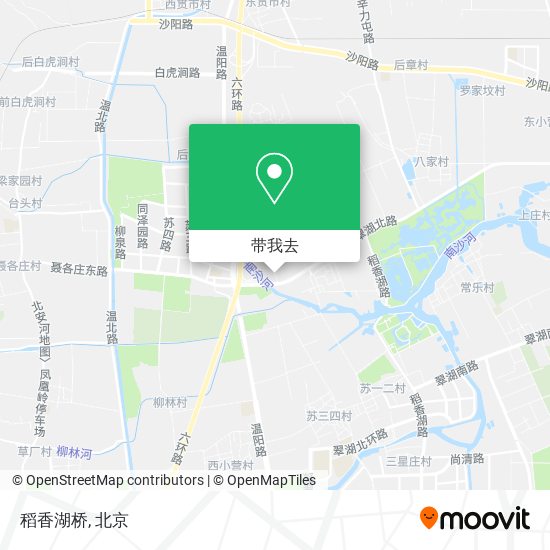 稻香湖桥地图