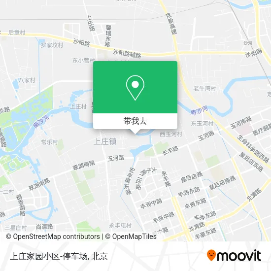 上庄家园小区-停车场地图