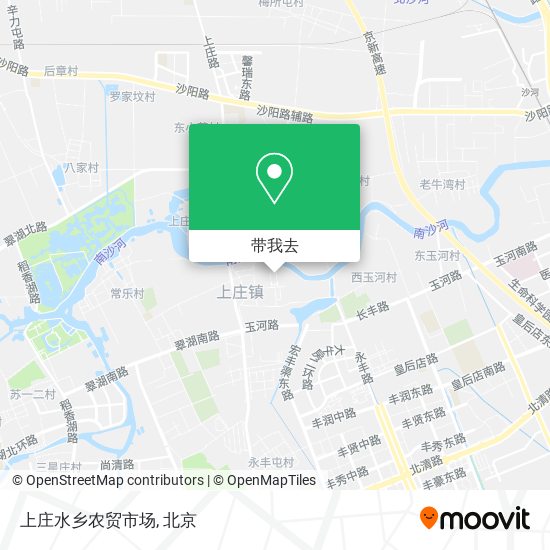 上庄水乡农贸市场地图