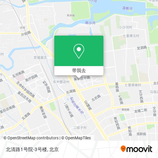 北清路1号院-3号楼地图