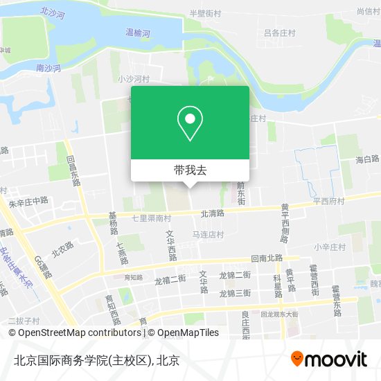 北京国际商务学院(主校区)地图