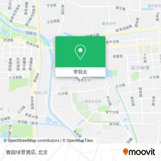 雅园绿景酒店地图