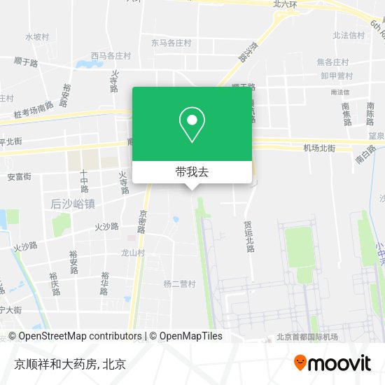 京顺祥和大药房地图