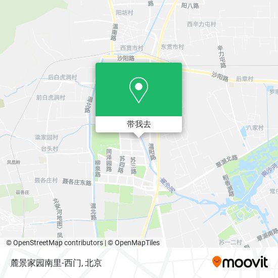 麓景家园南里-西门地图