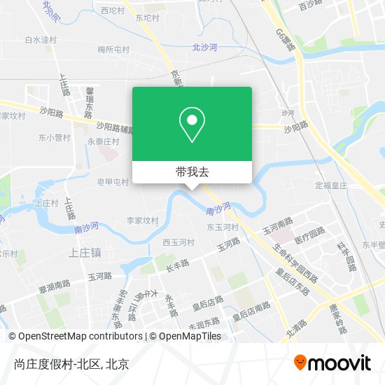 尚庄度假村-北区地图