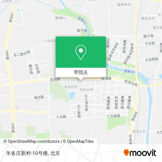羊各庄新村-10号楼地图