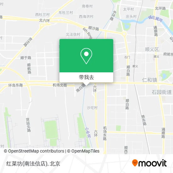 红菜坊(南法信店)地图