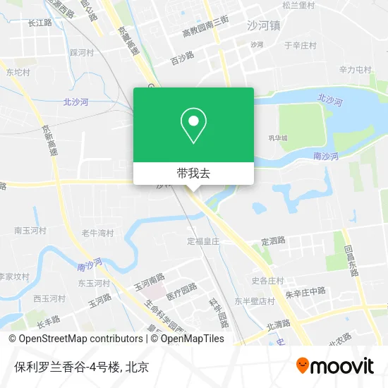 保利罗兰香谷-4号楼地图