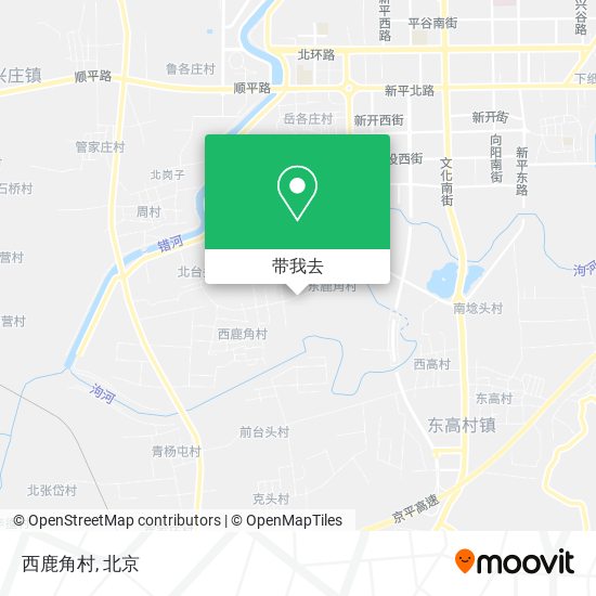 西鹿角村地图