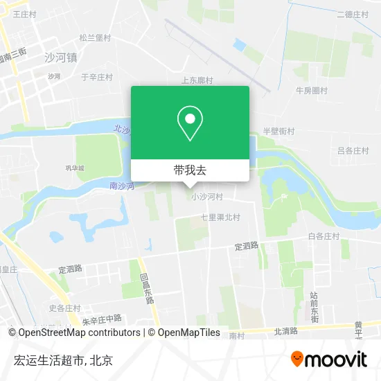宏运生活超市地图