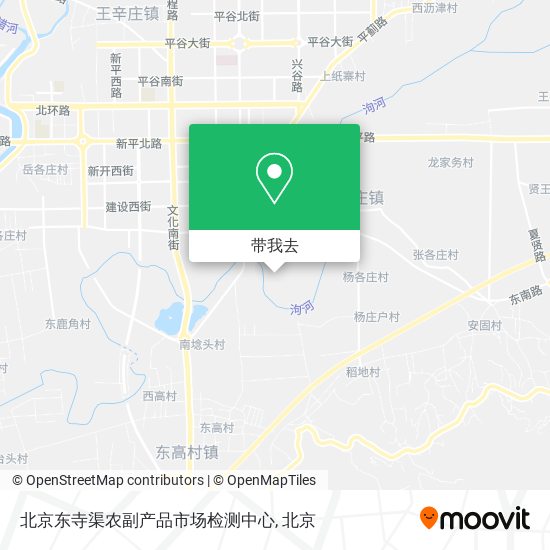北京东寺渠农副产品市场检测中心地图