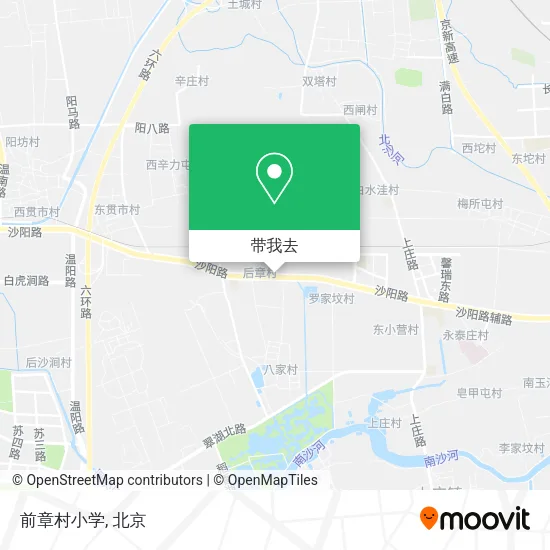 前章村小学地图
