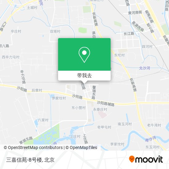 三嘉信苑-8号楼地图
