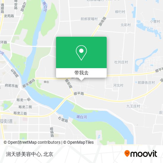润天骄美容中心地图
