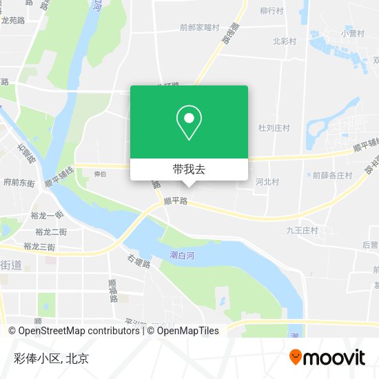 彩俸小区地图