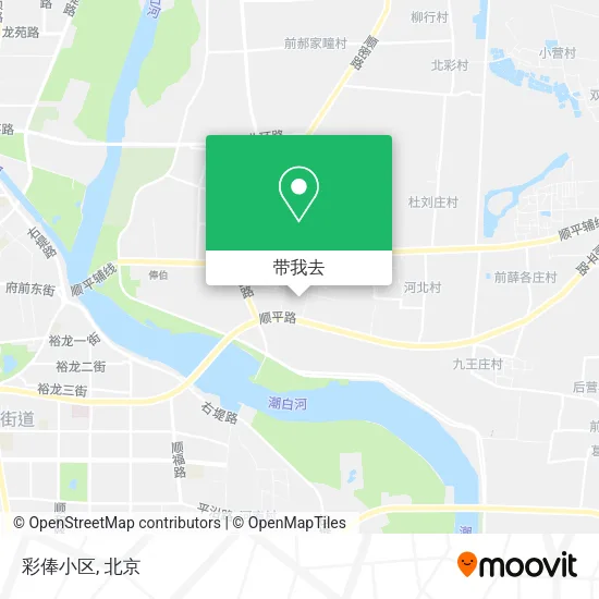 彩俸小区地图