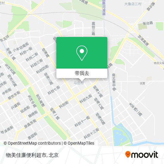 物美佳廉便利超市地图