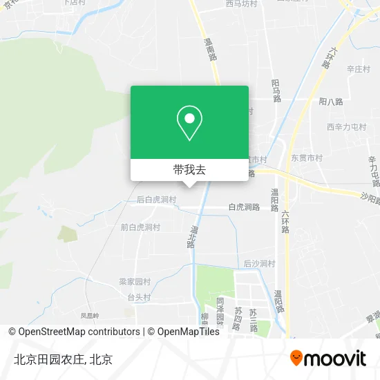 北京田园农庄地图
