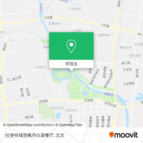 拉斐特城堡枫丹白露餐厅地图