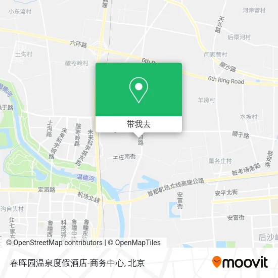 春晖园温泉度假酒店-商务中心地图